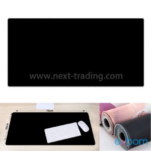 MOUSE PAD EXTRA GRANDE GAME MEDIDA 700X350X3MM PRETO SEM ESTAMPA - COD 3113