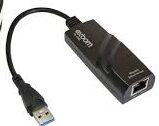 REDE - ADAPTADOR REDE USB 3.0 LAN RJ45 RABICHO