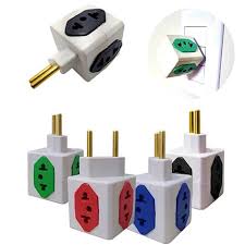 Tomada Adaptador - Cubo 3D 10A Colorido