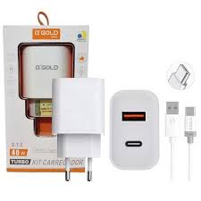 CARREGADOR KIT TYPE-C 40W
