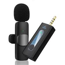 Microfone Lapela Wireless Microphone AUX 3.5MM - K35