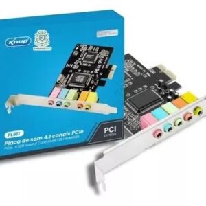 PLACA PCI EXPRES SOM 4.1 CANAIS